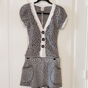 Becca by Rebecca Virtue 2 pieces swimming coverup Top and skirt size small